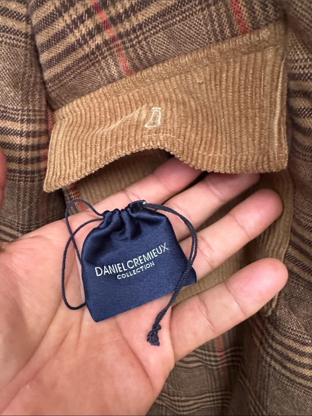 Daniel Cremieux Collection Brown Corduroy Field Jacket